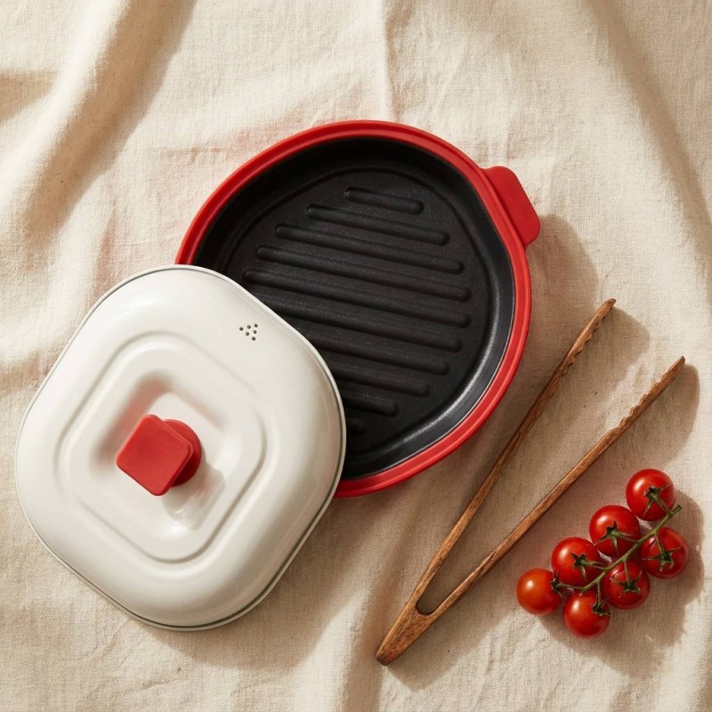Horno microondas Parrilla multifuncional para filetes y verduras